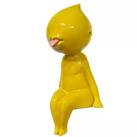 Author's sculpture "Sinkini Mini" yellow