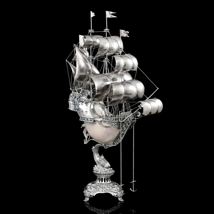 Exclusive silver ship "Legend of the Seas"
