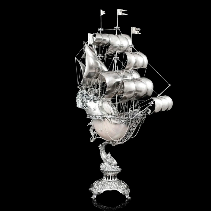 Exclusive silver ship "Legend of the Seas"