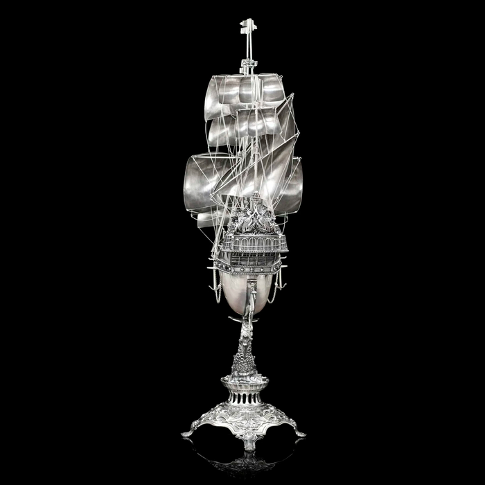 Exclusive silver ship "Legend of the Seas"