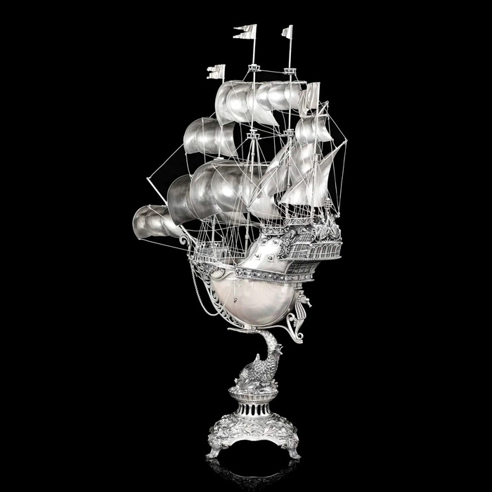 Exclusive silver ship "Legend of the Seas"