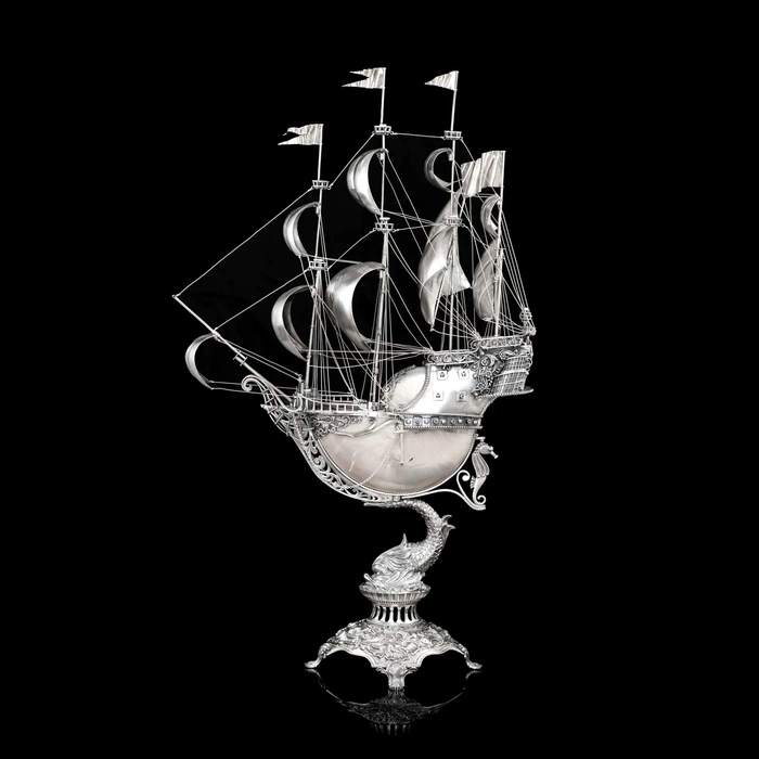 Exclusive silver ship "Legend of the Seas"