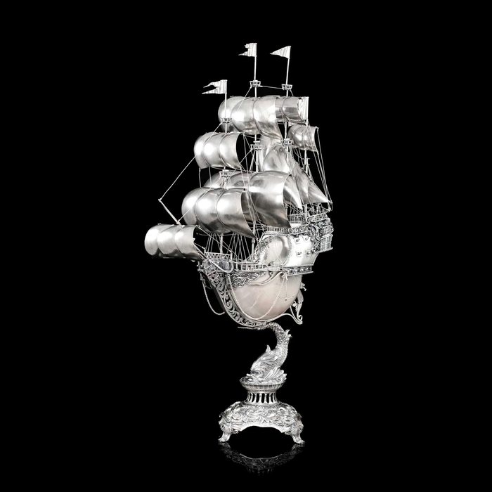 Exclusive silver ship "Legend of the Seas"