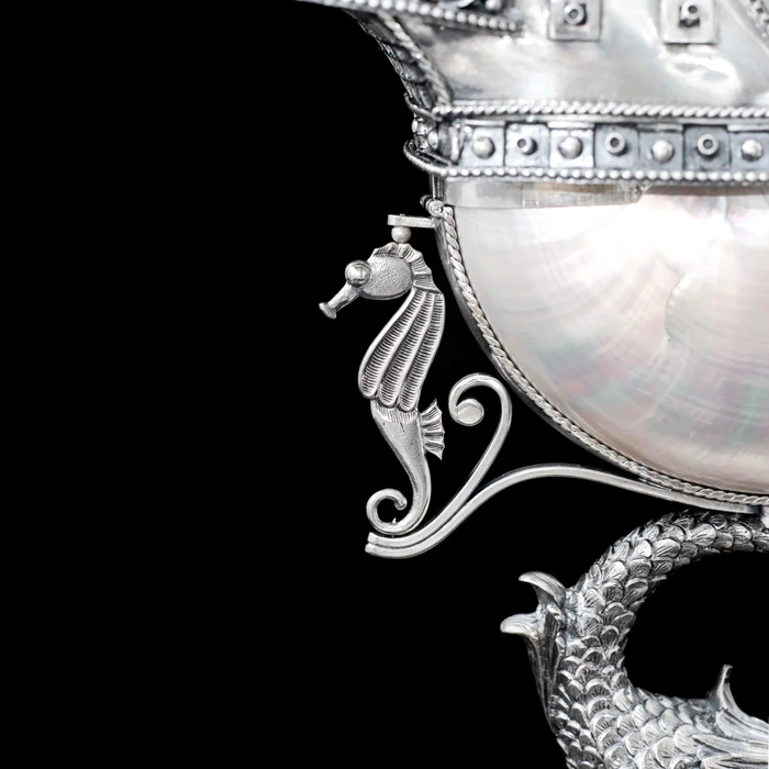 Exclusive silver ship "Legend of the Seas"