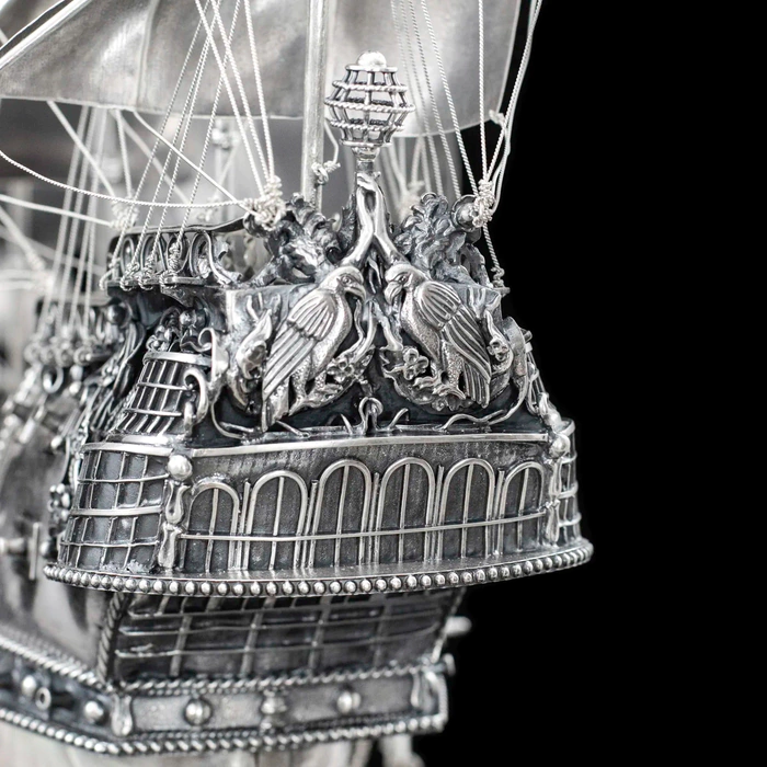Exclusive silver ship "Legend of the Seas"