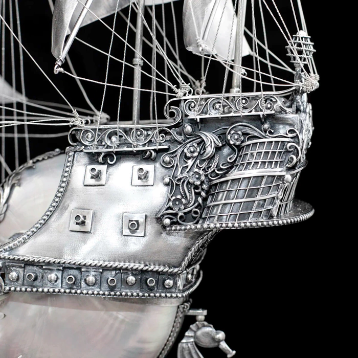 Exclusive silver ship "Legend of the Seas"