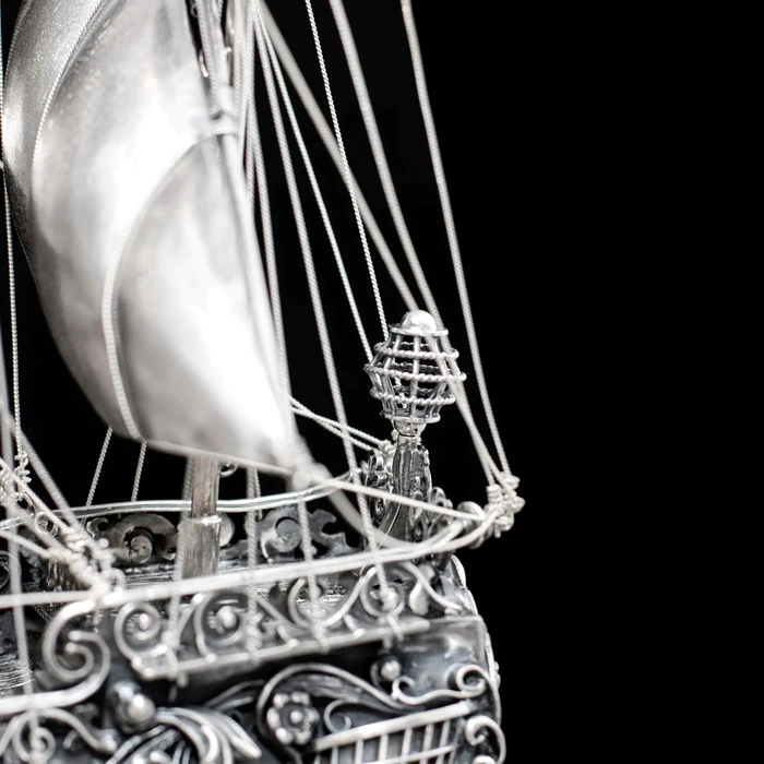Exclusive silver ship "Legend of the Seas"
