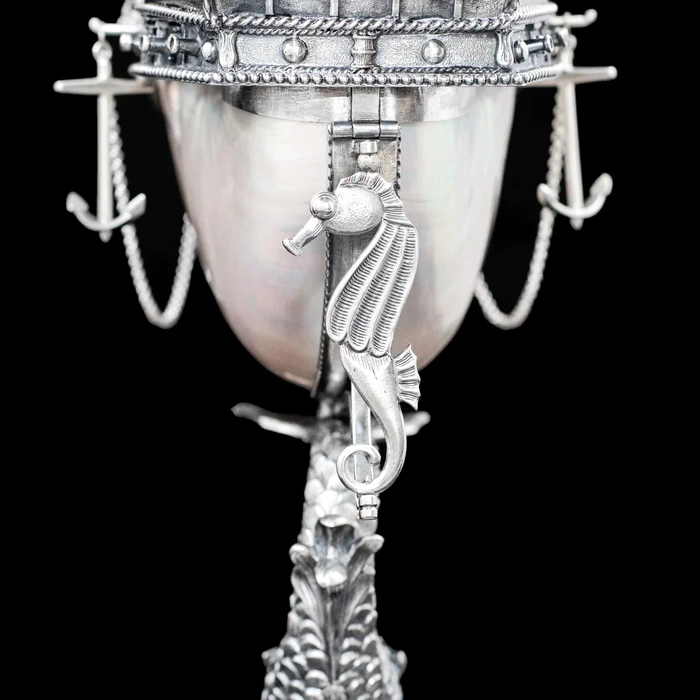 Exclusive silver ship "Legend of the Seas"