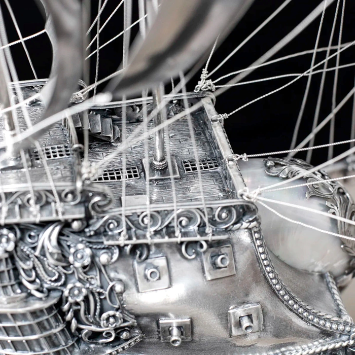 Exclusive silver ship "Legend of the Seas"