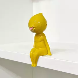 Author's sculpture "Sinkini Mini" yellow