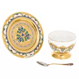 Чайный набор с самоваром на 6 персон, Златоуст