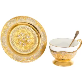 Чайный набор "Дуэт" на 2 персоны, Златоуст Чайный набор "Дуэт" на 2 персоны, Златоуст
