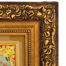 Painting on gold leaf "George the Victorious"