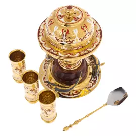 Икорный набор "Дары моря" на яшме, на 3 персоны, Златоуст