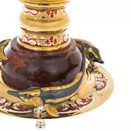 Икорный набор "Дары моря" на яшме, на 3 персоны, Златоуст