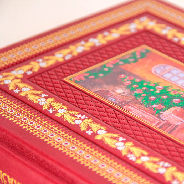 Gift set "New Year's stories" with a book and majolica 2nd toys