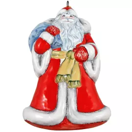 Подарочный набор "Новогодние рассказы" с книгой и майоликой 2-е игрушки