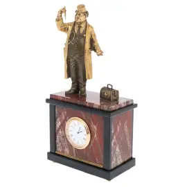 Часы из яшмы "Доктор"