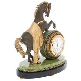 Часы из бронзы "Конь"