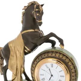 Часы из бронзы "Конь"
