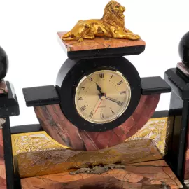 Письменный набор из яшмы "Лев" Златоуст