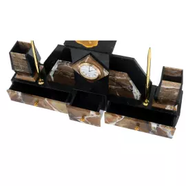 Письменный набор из яшмы "Лошадь" Златоуст