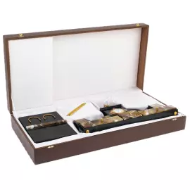 Письменный набор из яшмы "Лошадь" Златоуст