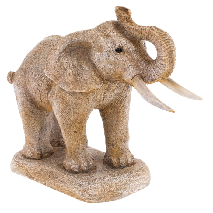 Calcite sculpture "Elephant"