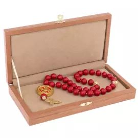 Четки православные "Вера" с майоликой, Златоуст