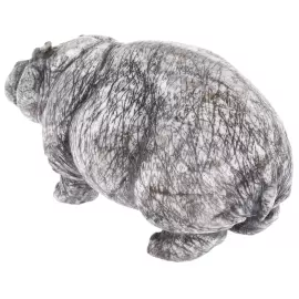 Скульптура из кальцита "Бегемот"