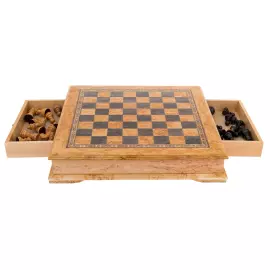 Шахматы из карельской березы "Классика"