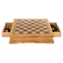 Шахматы из карельской березы "Классика" малые