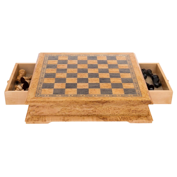 Karelian birch chess "Classics" small
