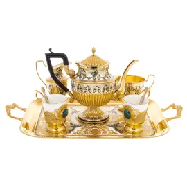 Набор чайный "Статус" на 2 персоны, Златоуст Набор чайный "Статус" на 2 персоны, Златоуст