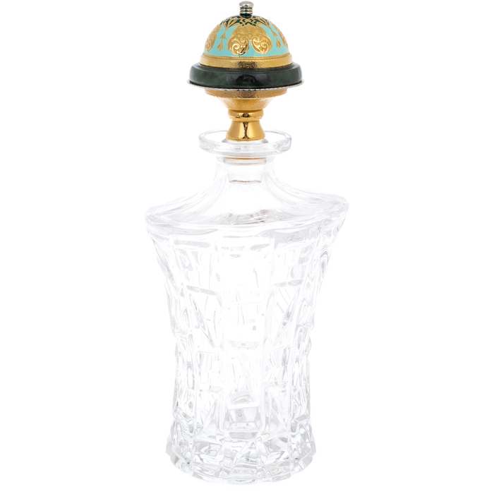 Set for whiskey and cognac "Extravaganza" with jade, for 4 persons, Zlatoust
