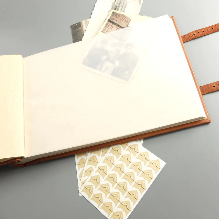 Genuine leather photo album "Notes of a Hunter"