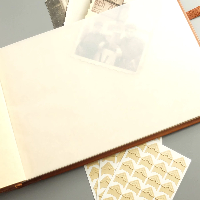 Genuine leather photo album "Notes of a Hunter"