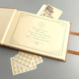 Фотоальбом из натуральной кожи "Семейный" с гербом