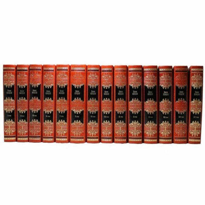 Подарочные книги "Джек Лондон. Собрание сочинений" (14 томов)