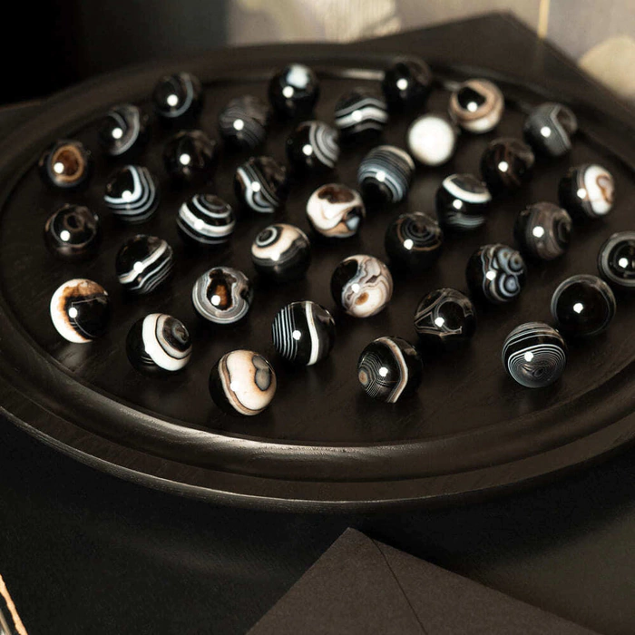 Solonoble Board Game "Agate" Black
