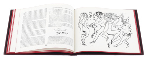 Leather-bound gift book "The Master and Margarita"