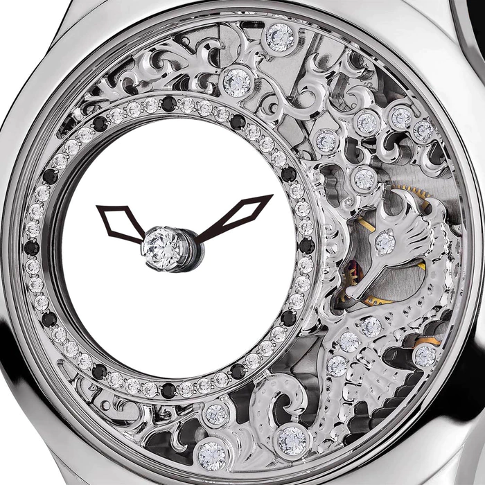 Silver wristwatch "NIKA EXCLUSIVE 1814.32.9.00C"