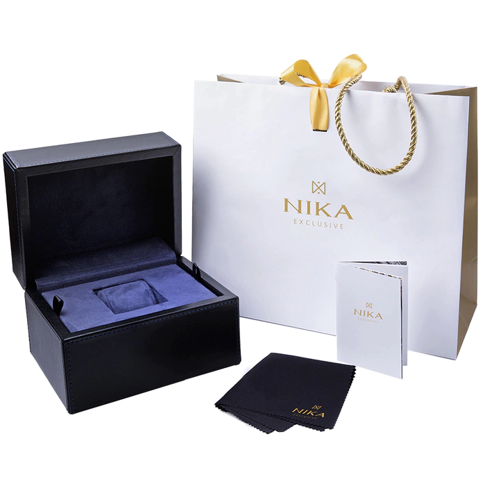 Silver wristwatch "NIKA EXCLUSIVE 1814.32.9.00C"