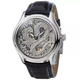 Серебряные наручные часы "Дракон. NIKA EXCLUSIVE 1102.0.9.125"