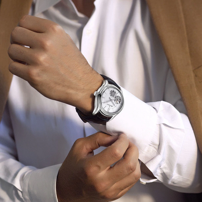 Серебряные наручные часы "80 лет Победы. NIKA EXCLUSIVE 1102.0.9.13V"
