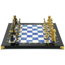 Шахматы из долерита и лазурита "Римские"