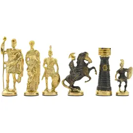 Шахматы из долерита и лазурита "Римские"