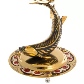 Набор икорный с яшмой "Белуга" на 3 персоны, Златоуст