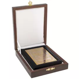 Кожаная обложка на паспорт "Герб РФ"