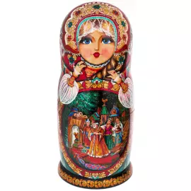 Матрешка на 30 мест "Сказки" 45 см